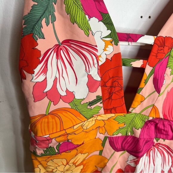 Trina Turk one piece floral bathing suits - Picture 3 of 10